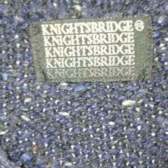 A KnightsBridge Men's Argyle Sweater Wool Blend Grandpacore Preppy Golf XL - Picture 2 of 9